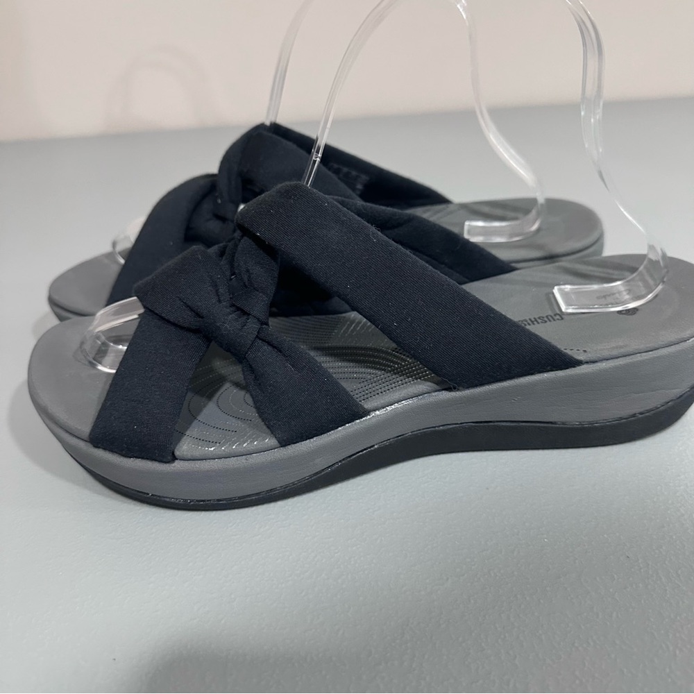 Clark’s Cloudsteppers Comfort Sandals Sz 10 black